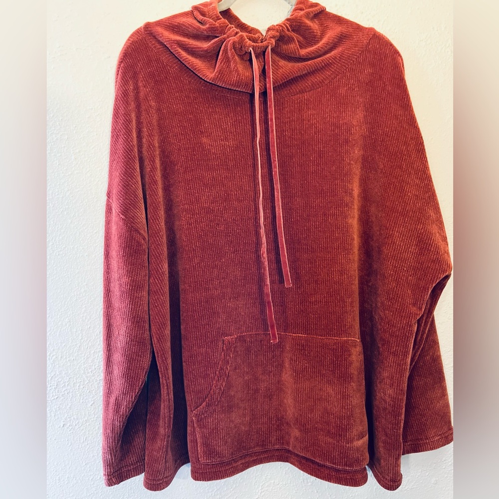 Spring & Mercer Women's Cowl Neck Chenille Pullover Sweater Size XL